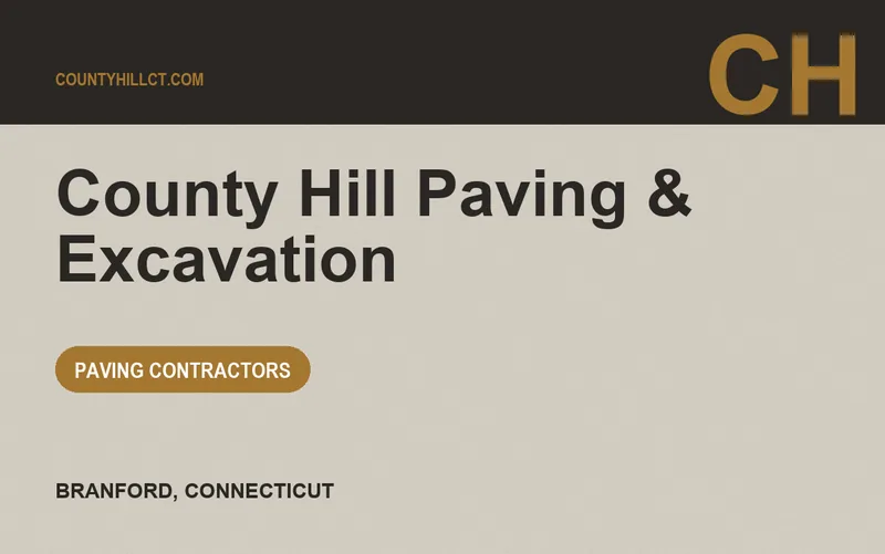 County Hill Paving & Excavation in Branford, Connecticut
