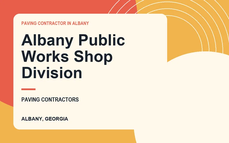 Albany Public Works Shop Division in Albany, Georgia