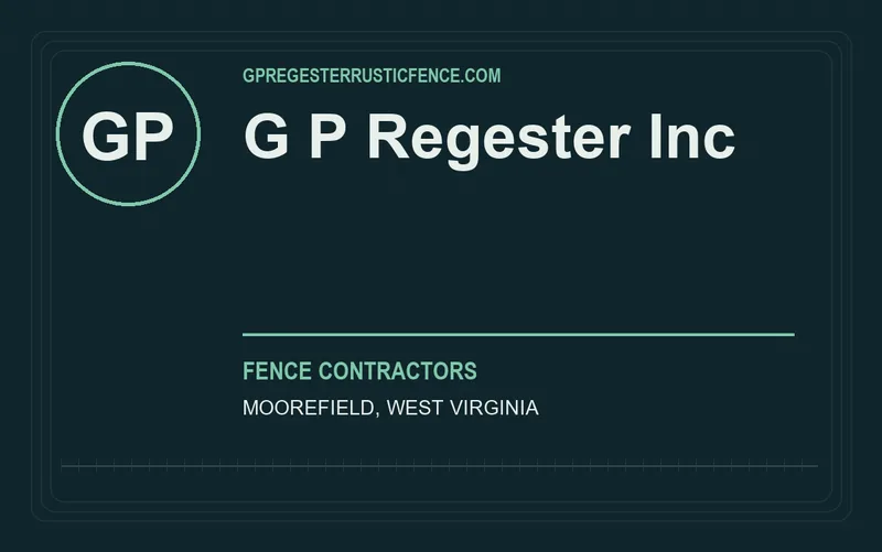 G P Regester Inc in Moorefield, West Virginia