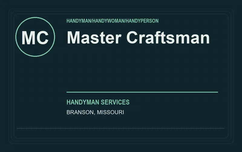 Master Craftsman in Branson, Missouri