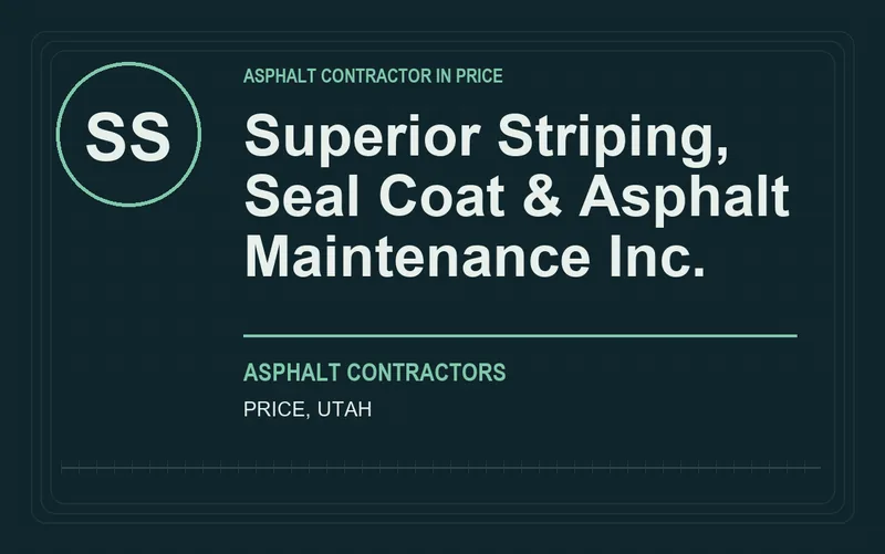 Superior Striping, Seal Coat & Asphalt Maintenance Inc. in Price, Utah