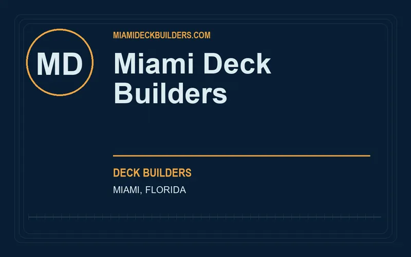 Miami Deck Builders in Miami, Florida