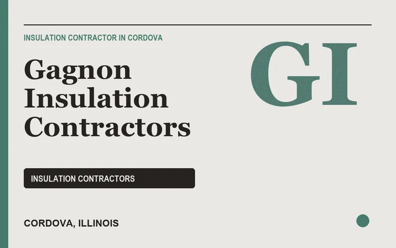Gagnon Insulation Contractors in Cordova, Illinois