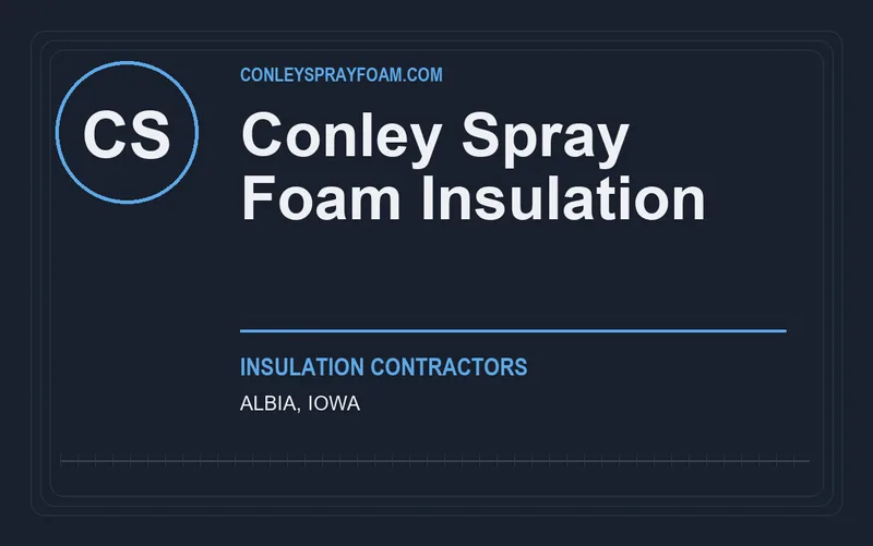 Conley Spray Foam Insulation in Albia, Iowa