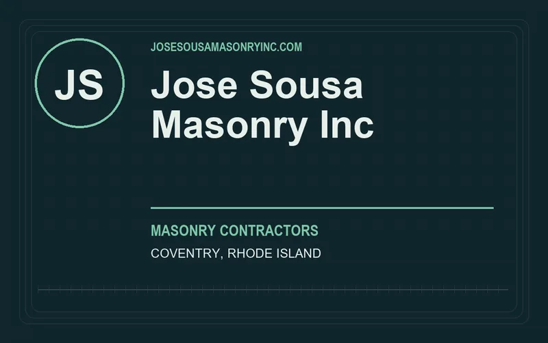 Jose Sousa Masonry Inc in Coventry, Rhode Island