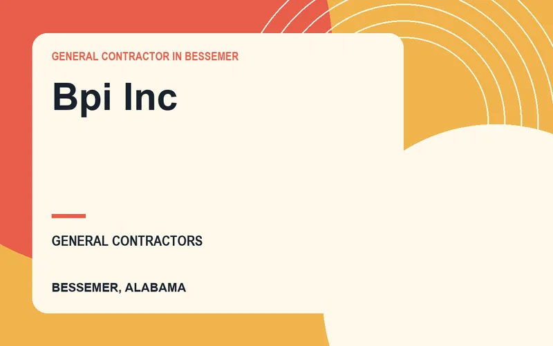 Bpi Inc in Bessemer, Alabama
