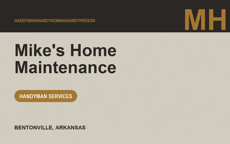 Mike's Home Maintenance in Bentonville, Arkansas