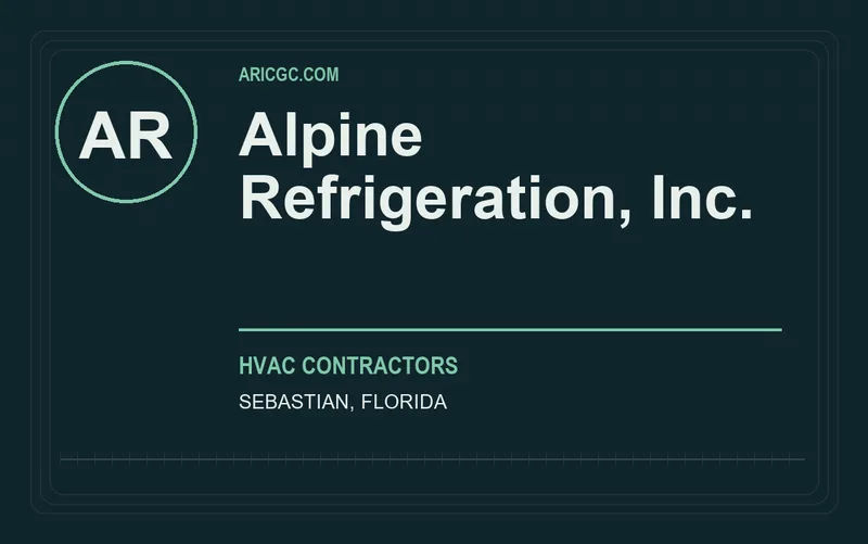 Alpine Refrigeration, Inc. in Sebastian, Florida