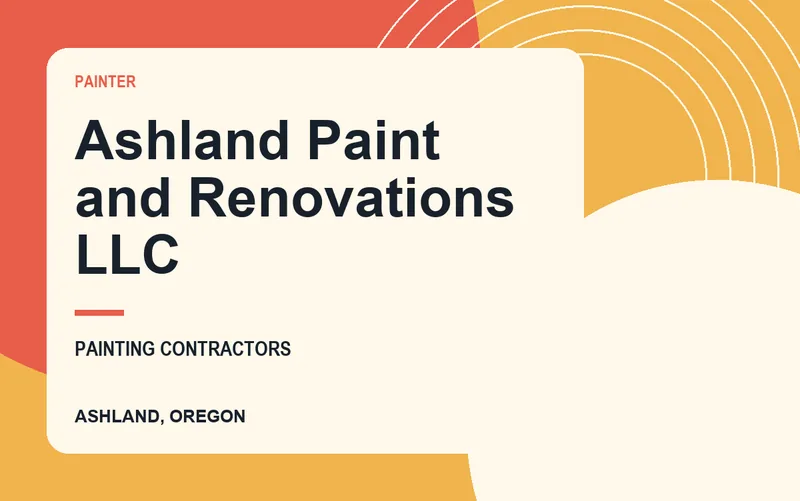 Ashland Paint and Renovations LLC in Ashland, Oregon