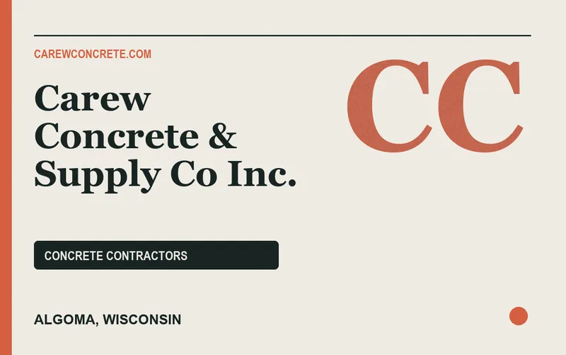 Carew Concrete & Supply Co Inc. in Algoma, Wisconsin