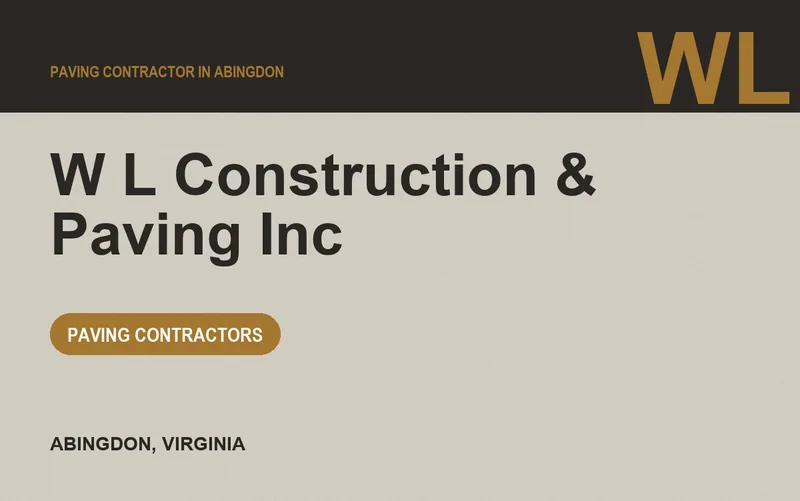 W L Construction & Paving Inc in Abingdon, Virginia