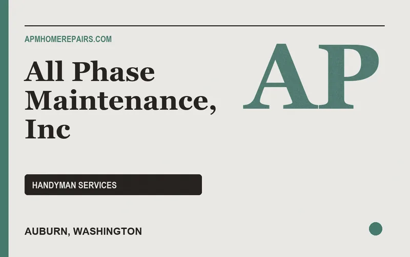 All Phase Maintenance, Inc in Auburn, Washington