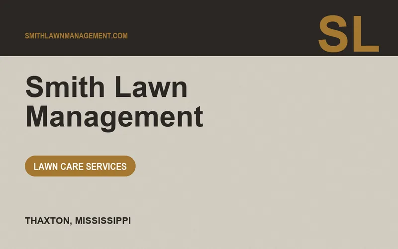 Smith Lawn Management in Thaxton, Mississippi