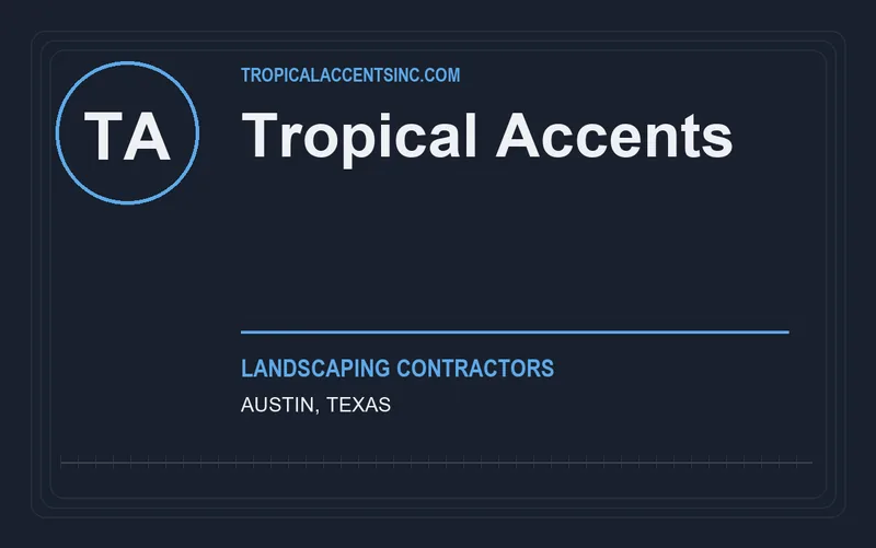 Tropical Accents in Austin, Texas