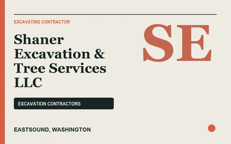 Shaner Excavation & Tree Services LLC in Eastsound, Washington