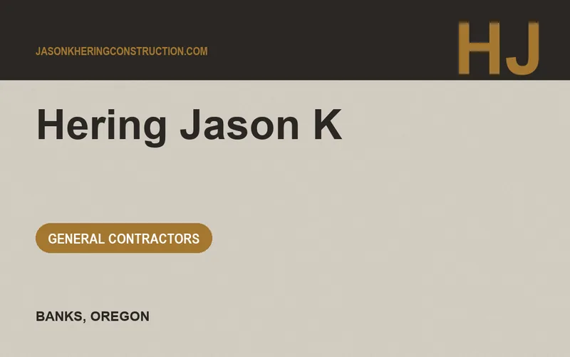 Hering Jason K in Banks, Oregon