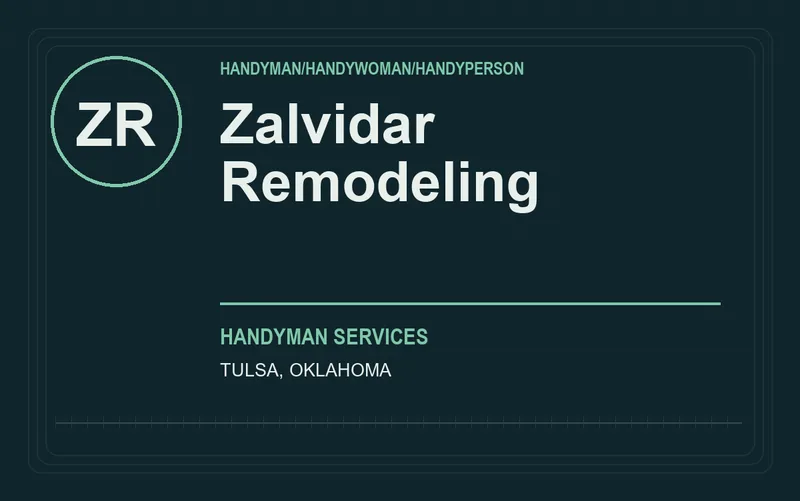 Zalvidar Remodeling in Tulsa, Oklahoma