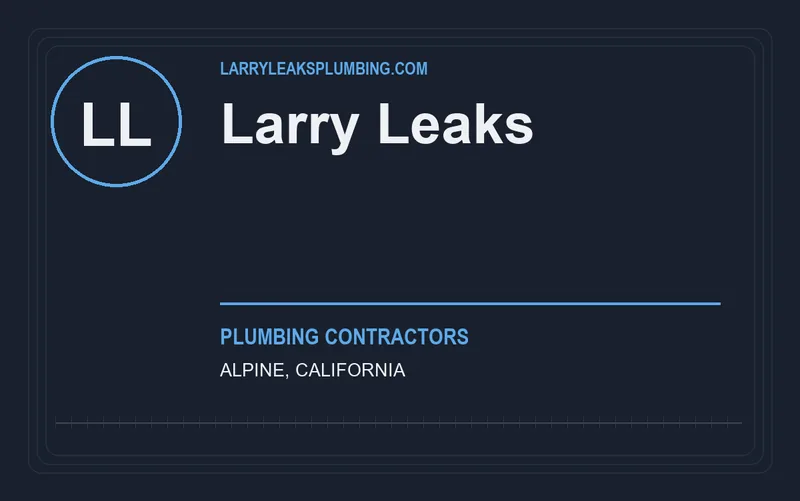 Larry Leaks in Alpine, California