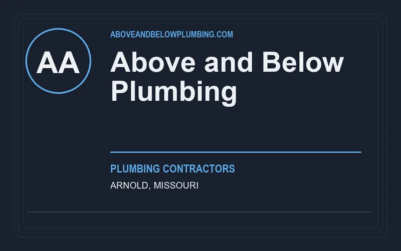 Above and Below Plumbing in Arnold, Missouri