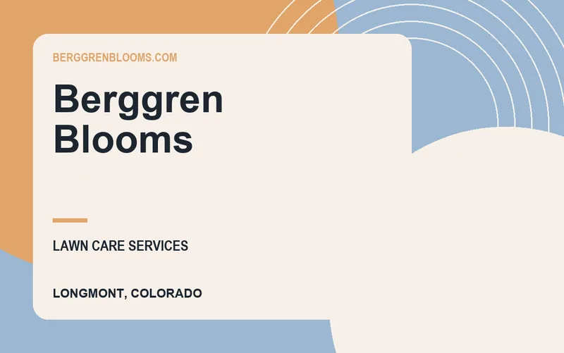 Berggren Blooms in Longmont, Colorado