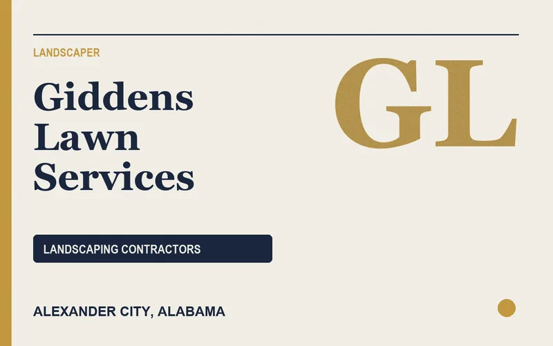 Giddens Lawn Services in Alexander City, Alabama