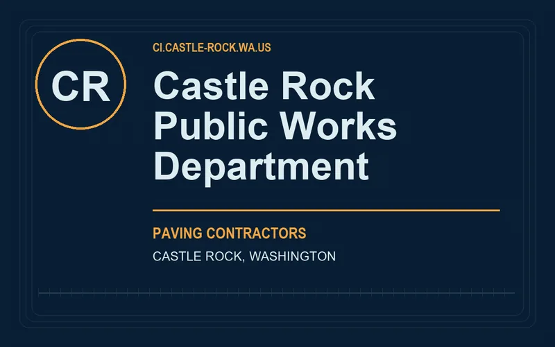 Castle Rock Public Works Department in Castle Rock, Washington