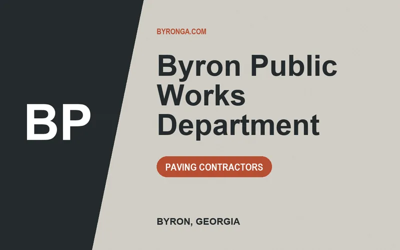 Byron Public Works Department in Byron, Georgia