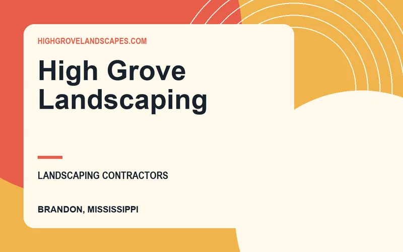 High Grove Landscaping in Brandon, Mississippi