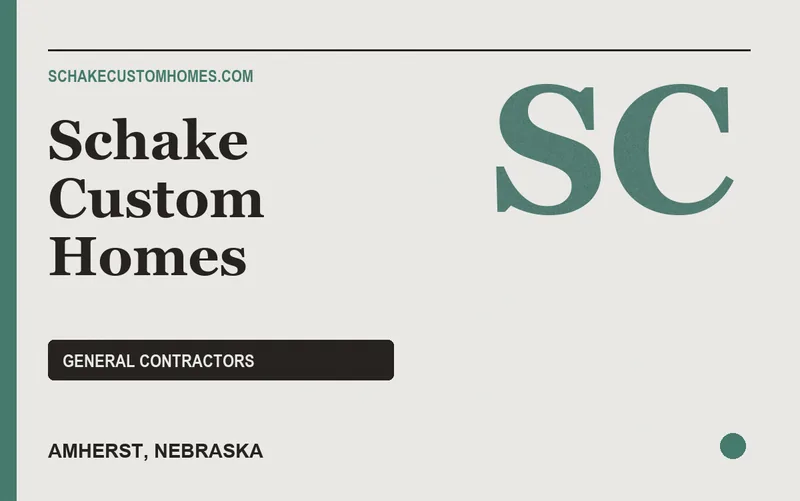 Schake Custom Homes in Amherst, Nebraska