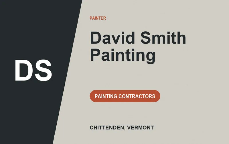 David Smith Painting in Chittenden, Vermont