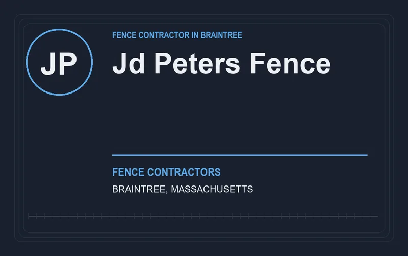 Jd Peters Fence in Braintree, Massachusetts
