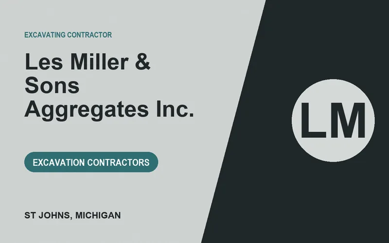 Les Miller & Sons Aggregates Inc. in St Johns, Michigan