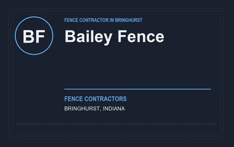 Bailey Fence in Bringhurst, Indiana