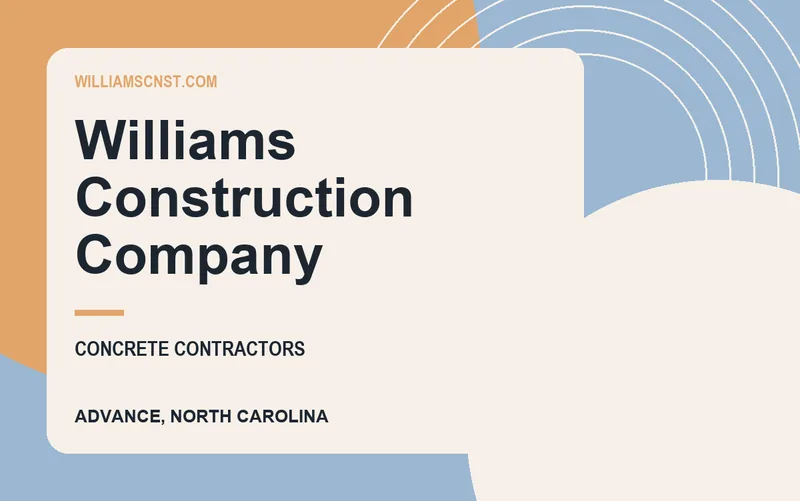 Williams Construction Company in Advance, North Carolina