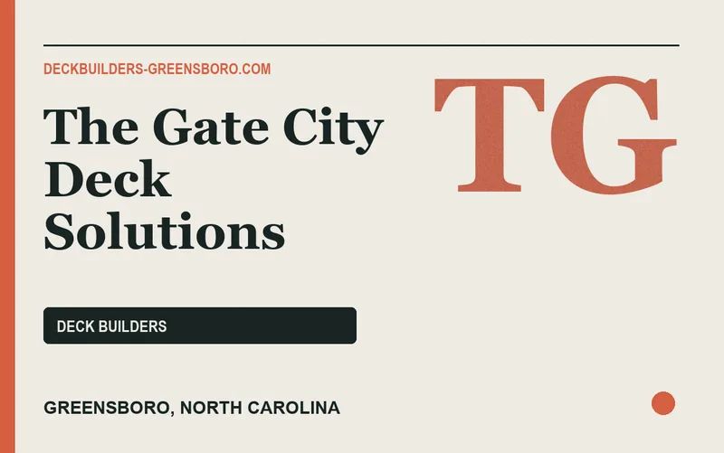 The Gate City Deck Solutions in Greensboro, North Carolina