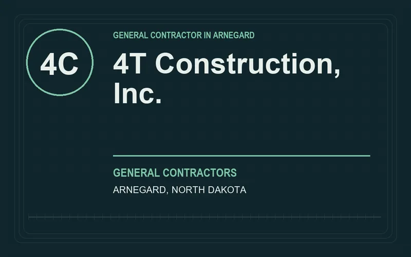 4T Construction, Inc. in Arnegard, North Dakota
