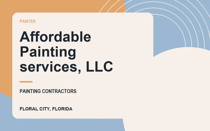 Affordable Painting services, LLC in Floral City, Florida