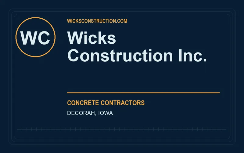 Wicks Construction Inc. in Decorah, Iowa