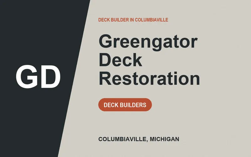 GREENGATOR DECK RESTORATION in Columbiaville, Michigan