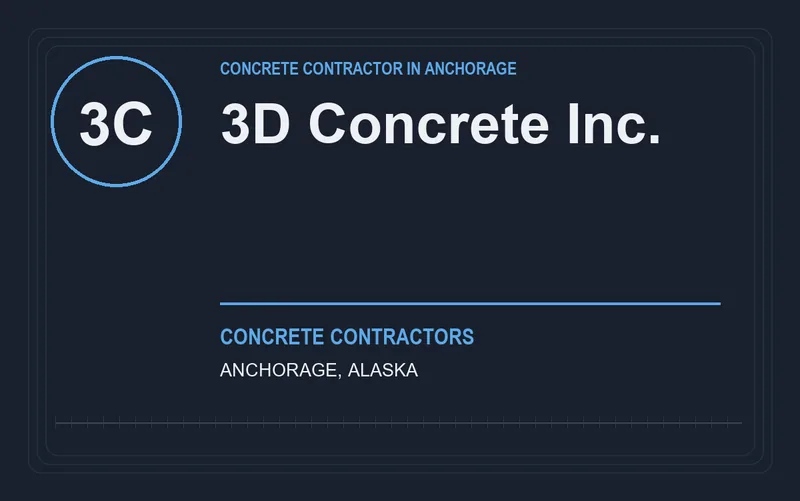 3D Concrete Inc. in Anchorage, Alaska