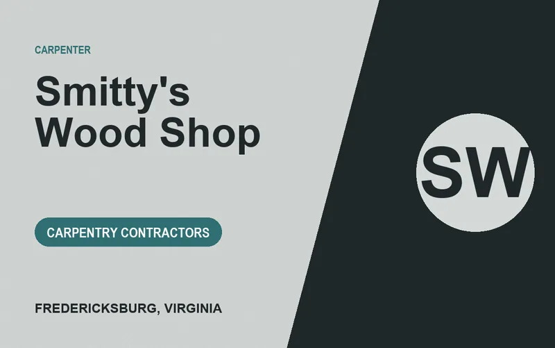 Smitty's Wood Shop in Fredericksburg, Virginia