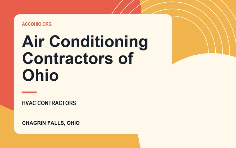 Air Conditioning Contractors of Ohio in Chagrin Falls, Ohio