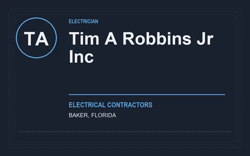 Tim A Robbins Jr Inc in Baker, Florida