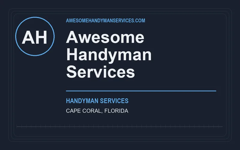 Awesome Handyman Services in Cape Coral, Florida