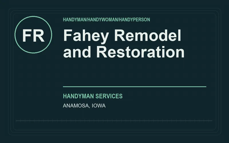 Fahey Remodel and Restoration in Anamosa, Iowa