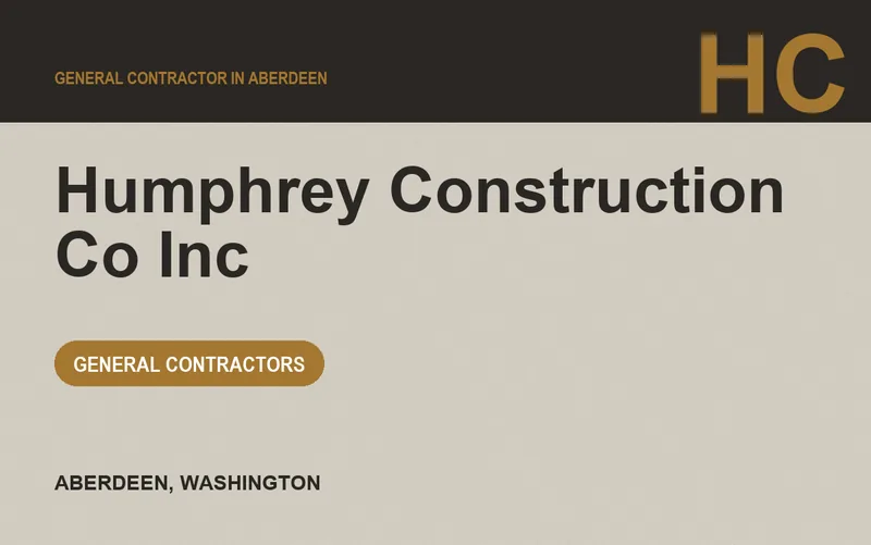 Humphrey Construction Co Inc in Aberdeen, Washington