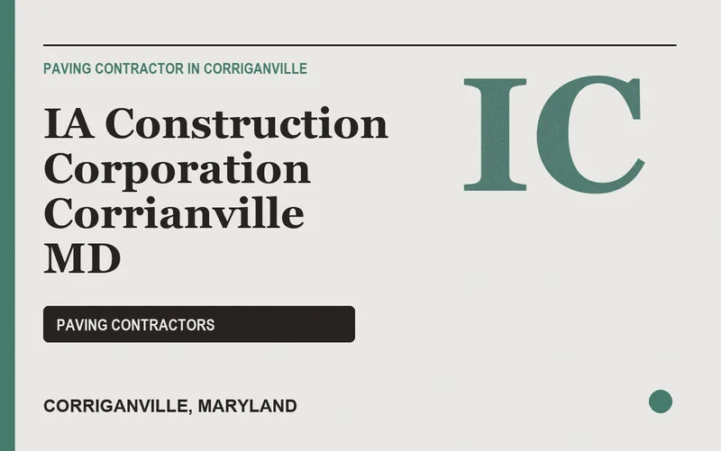 IA Construction Corporation Corrianville MD in Corriganville, Maryland