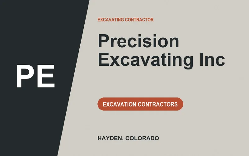 Precision Excavating Inc in Hayden, Colorado