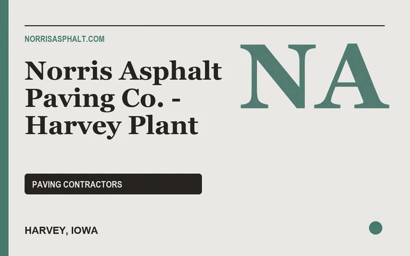 Norris Asphalt Paving Co. - Harvey Plant in Harvey, Iowa