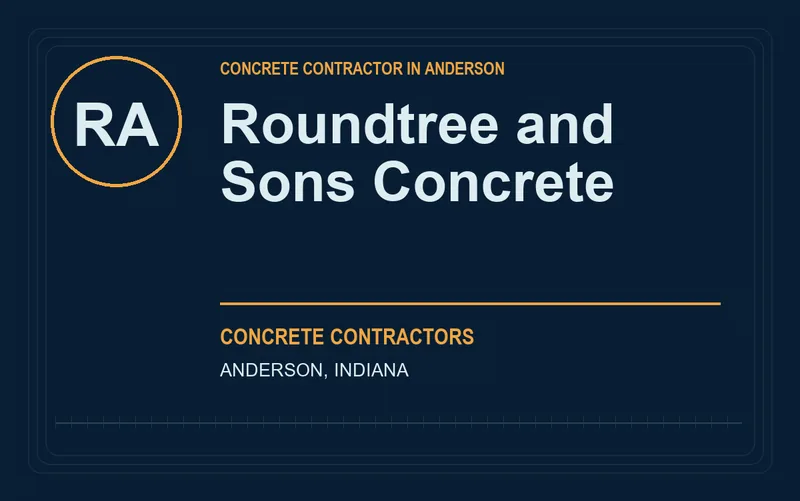 Roundtree and Sons Concrete in Anderson, Indiana